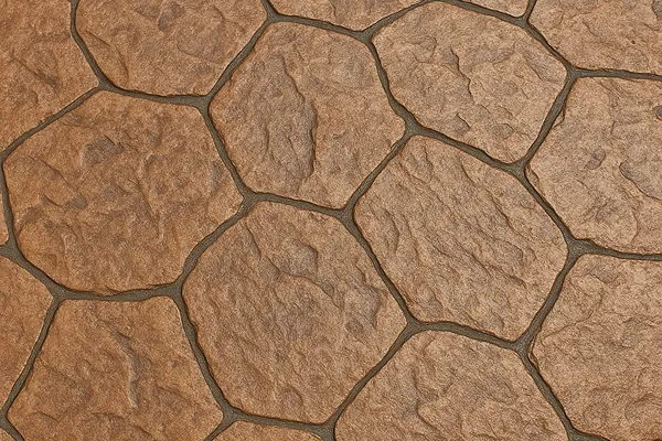 Random flagstone stamped concrete Colorado Springs