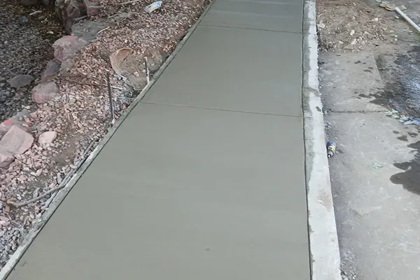 Concrete sidewalk Colorado Springs