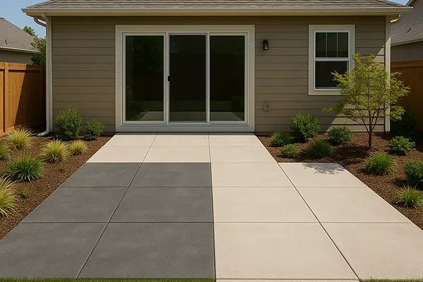 Decorative concrete patio Colorado Springs